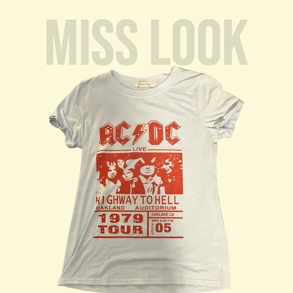 Miss Look AC/DC concert shirt​​​​